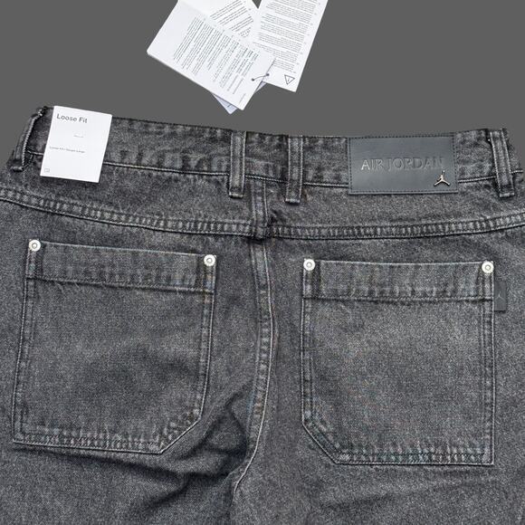 Nike Air Jordan Men’s Pants HF9291‑010 Size 32 Loose Fit Cotton New With Tags - Picture 6 of 12